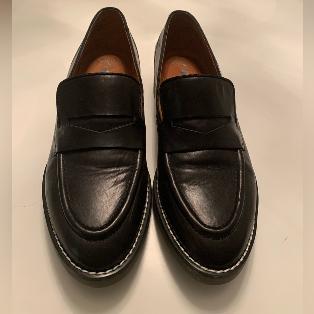 Franco Sarto Loafers - NWOB - Black - Size 9 - Leather